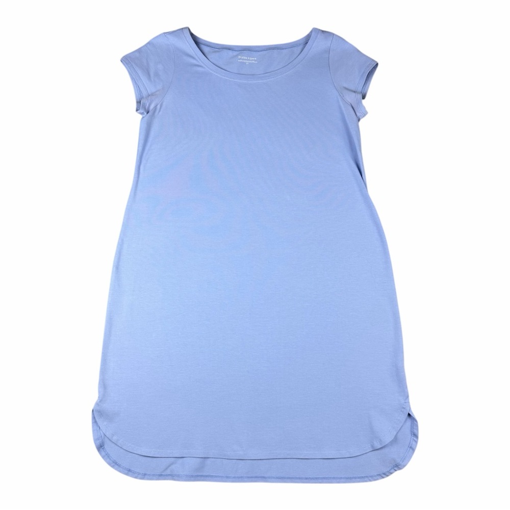 Eileen Fisher Women’s Dress S Small Organic Cotton Cap Short Sleeve Jersey